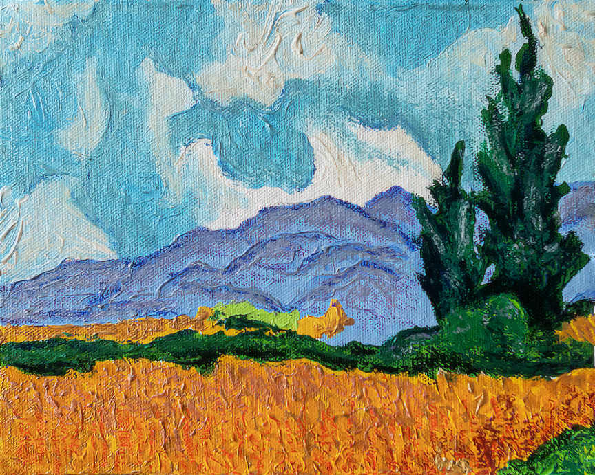 Cypruses and Hills by Timothy Griffith 