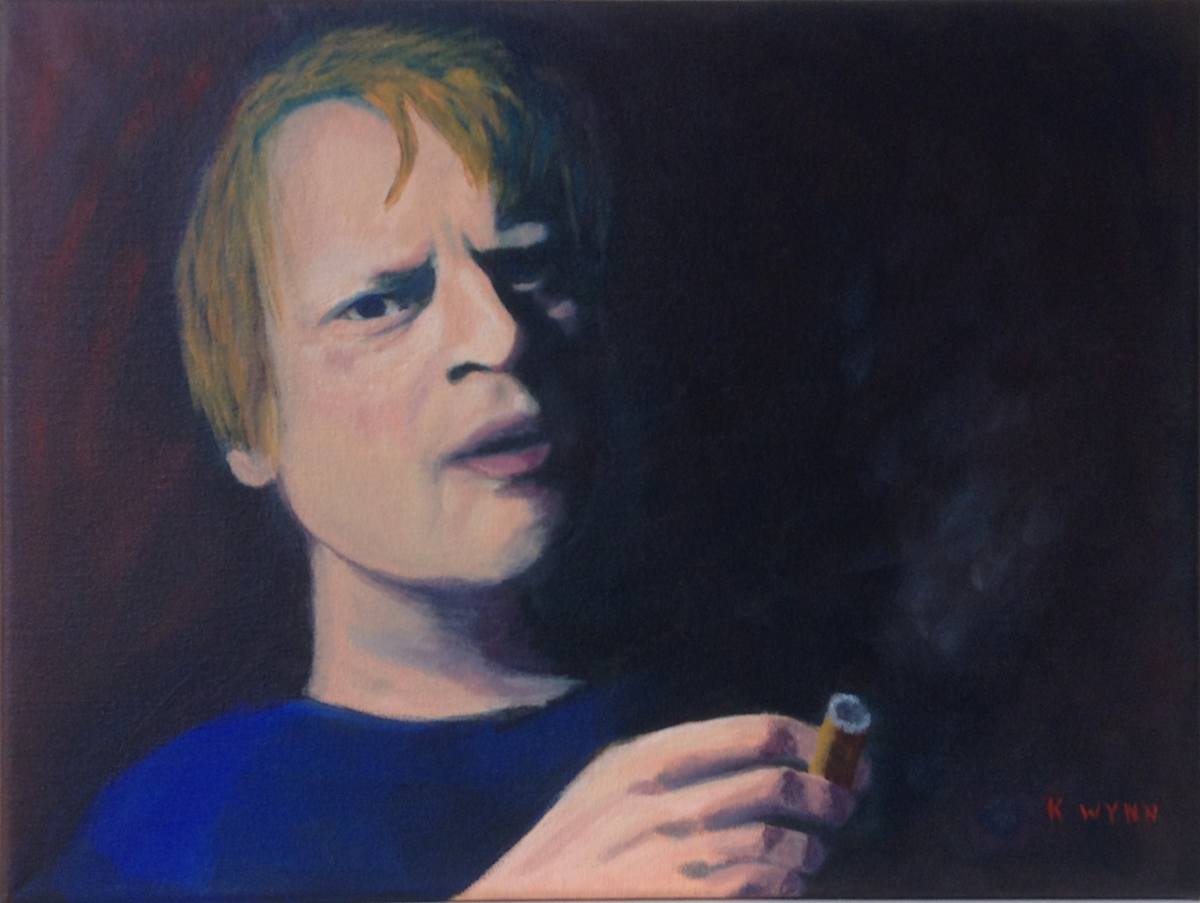 PB With Cigar by MK Wynn 