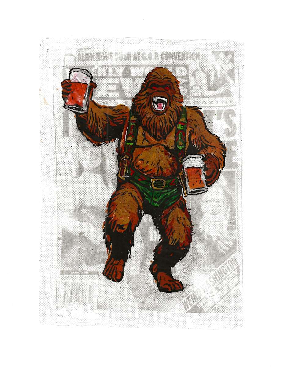 Bigfoot-Lederhosen #1 by Greg Butkus, Image 2.