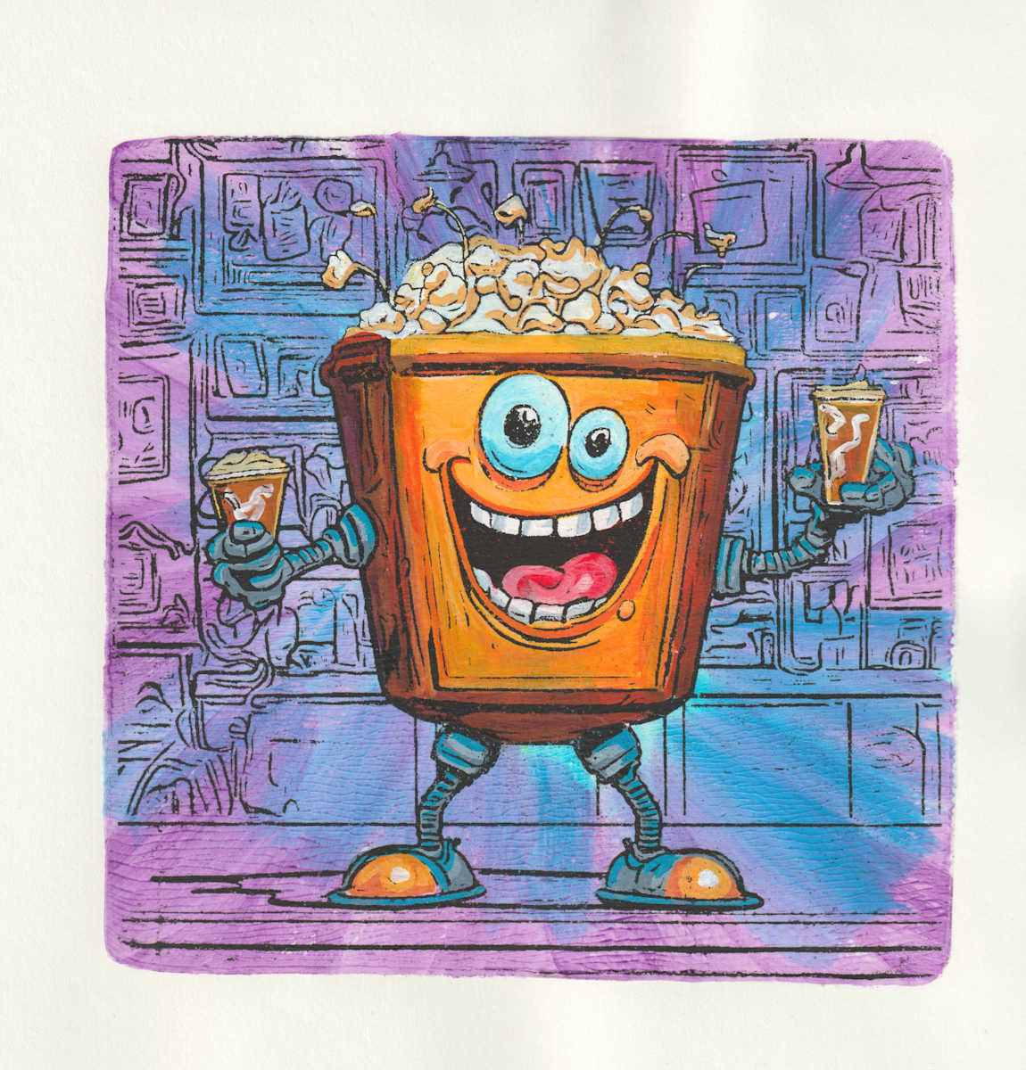 Mr. Poppy - Foodie Bot #1 by Greg Butkus, Image 2.