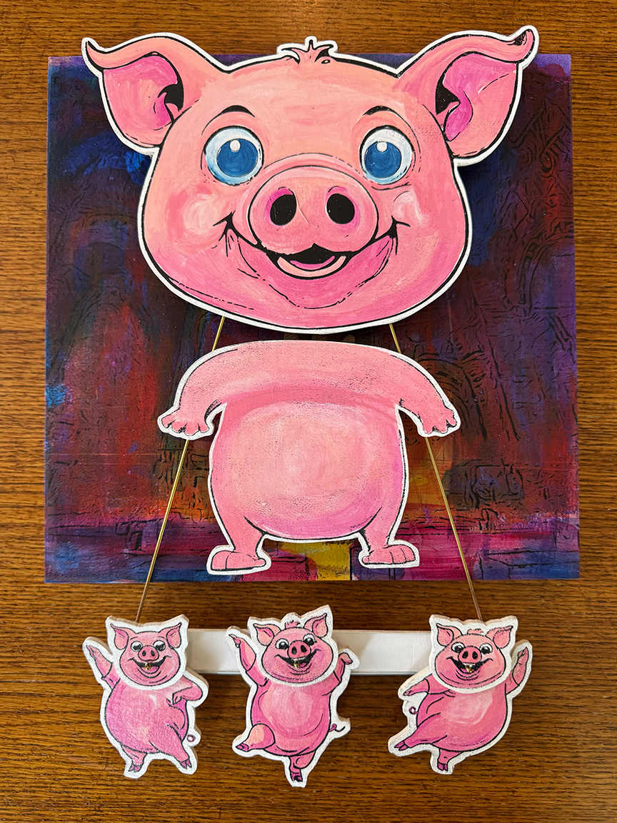 The Pig and the Pendulum - Automaton by Greg Butkus, Image 1.