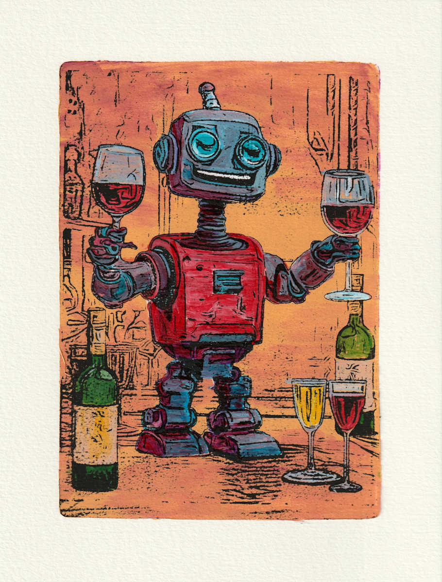 Wine Bots #1 by Greg Butkus, Image 2.
