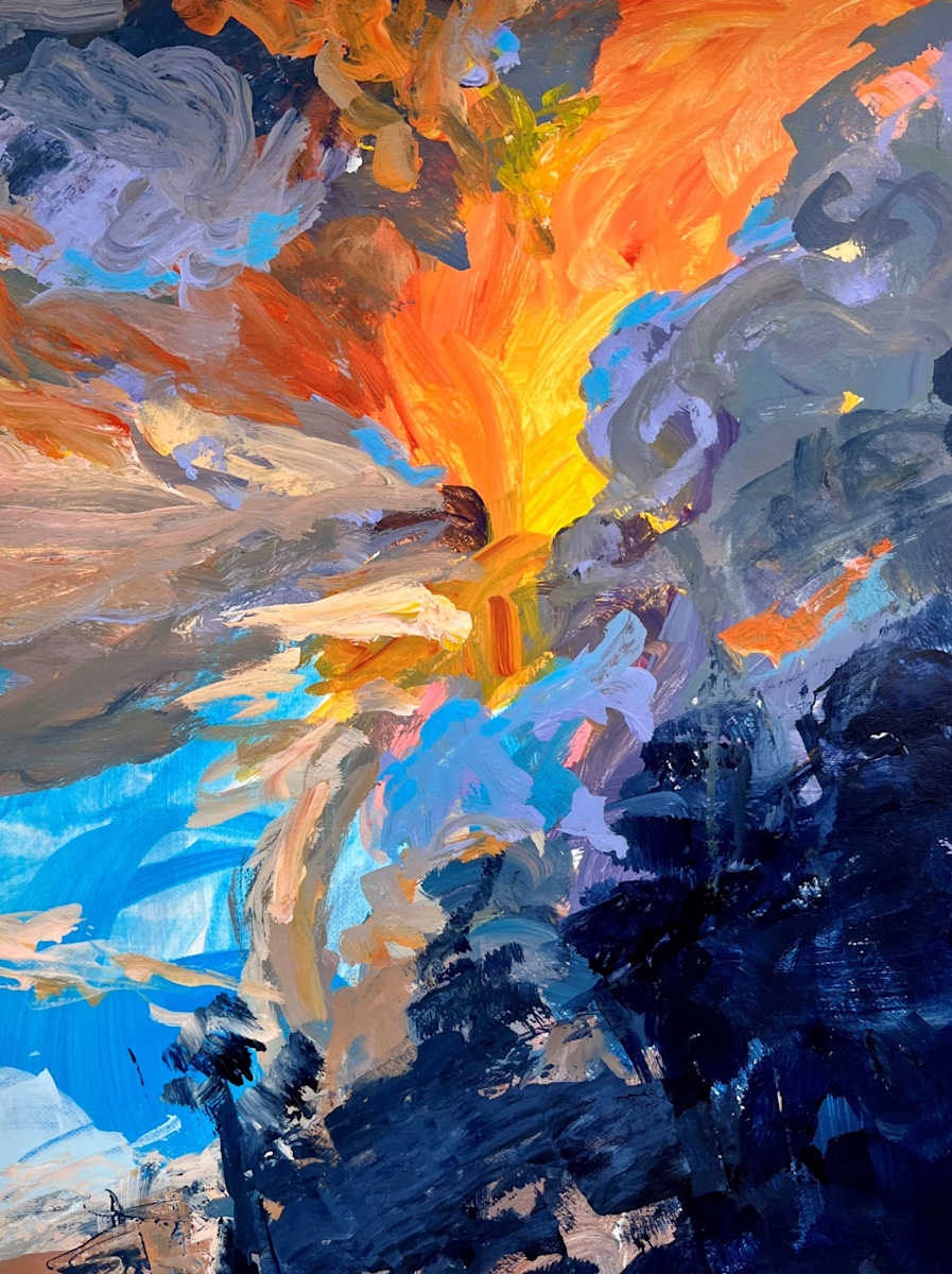 Summer Glory by Nancy Crossett  Image: Oh, the sky!