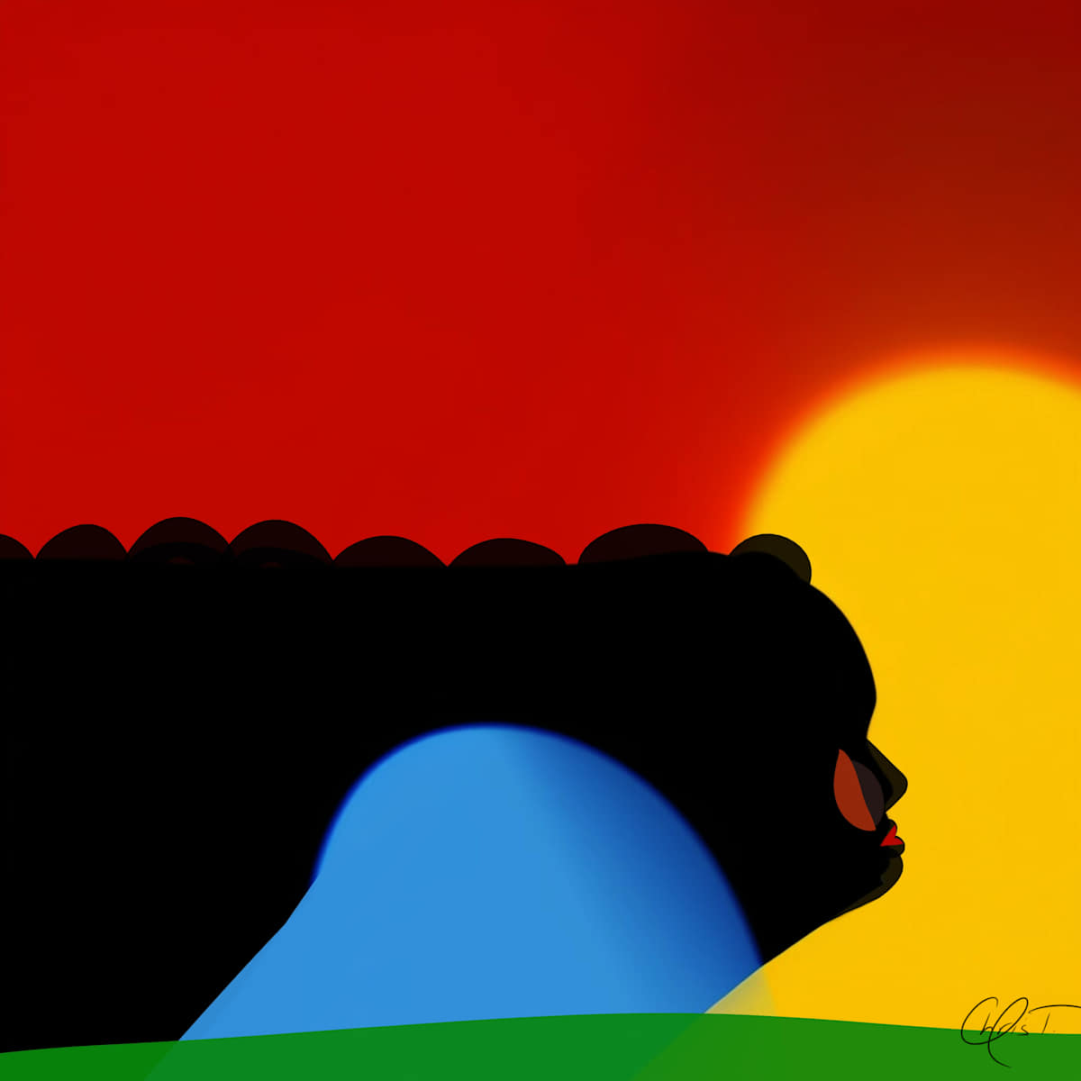 She Carries the Sun by Christopher Thompkins 