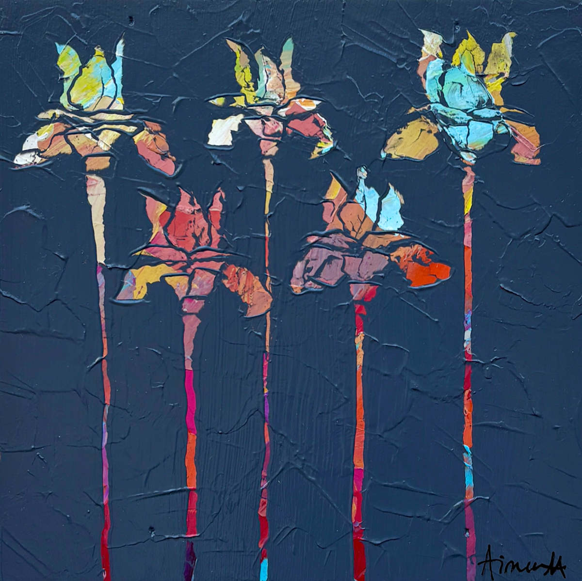 Five Iris by Aimee Maschhoff 