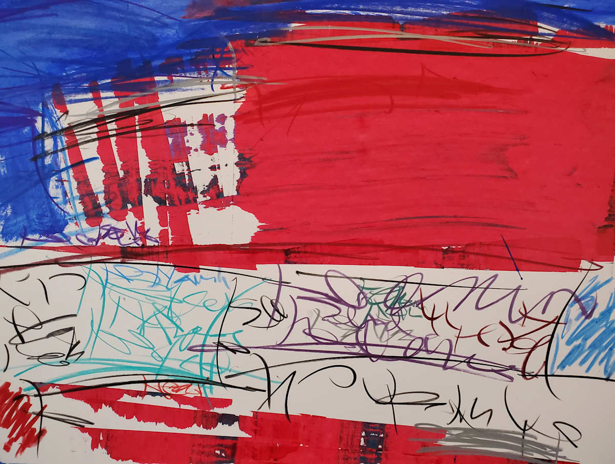 Red Field #6 by scottkadamsart, Image 1.