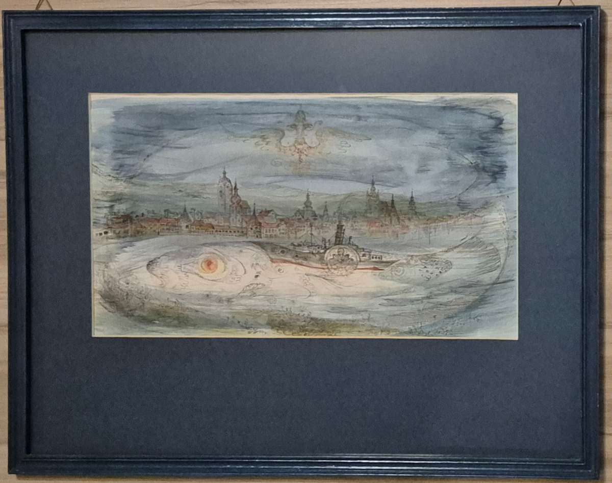 Dampffisch auf der Donau by Michael Coudenhove-Kalergi 