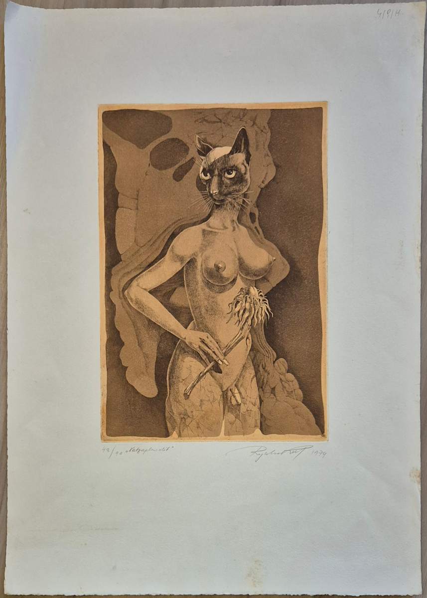 Katzenaphrodit by Kurt Regschek 