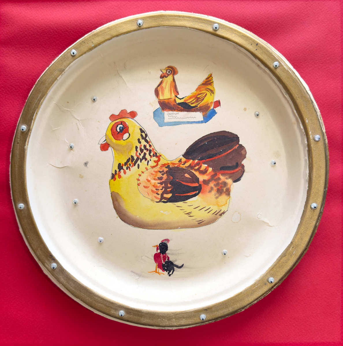 Untitled (3 chickens) by Juli Edberg, Image 1.