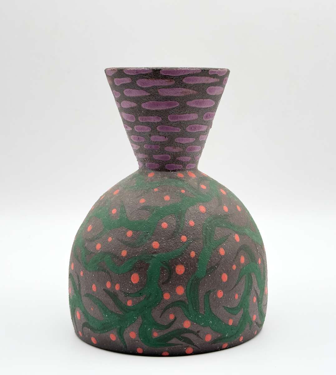 Untitled (purple green vase) by George Bowes 