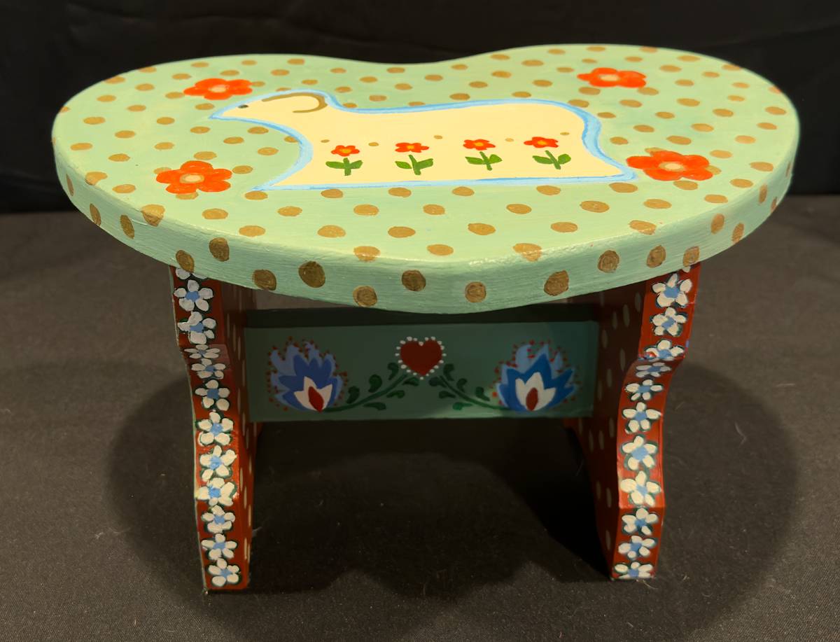 Polish Stool by Leslie Nichol 