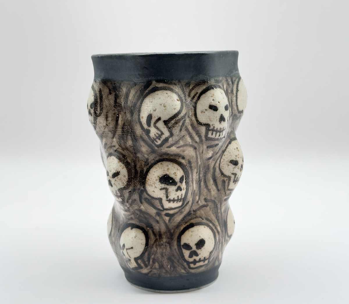 Untitled (skull cup) by George Bowes 