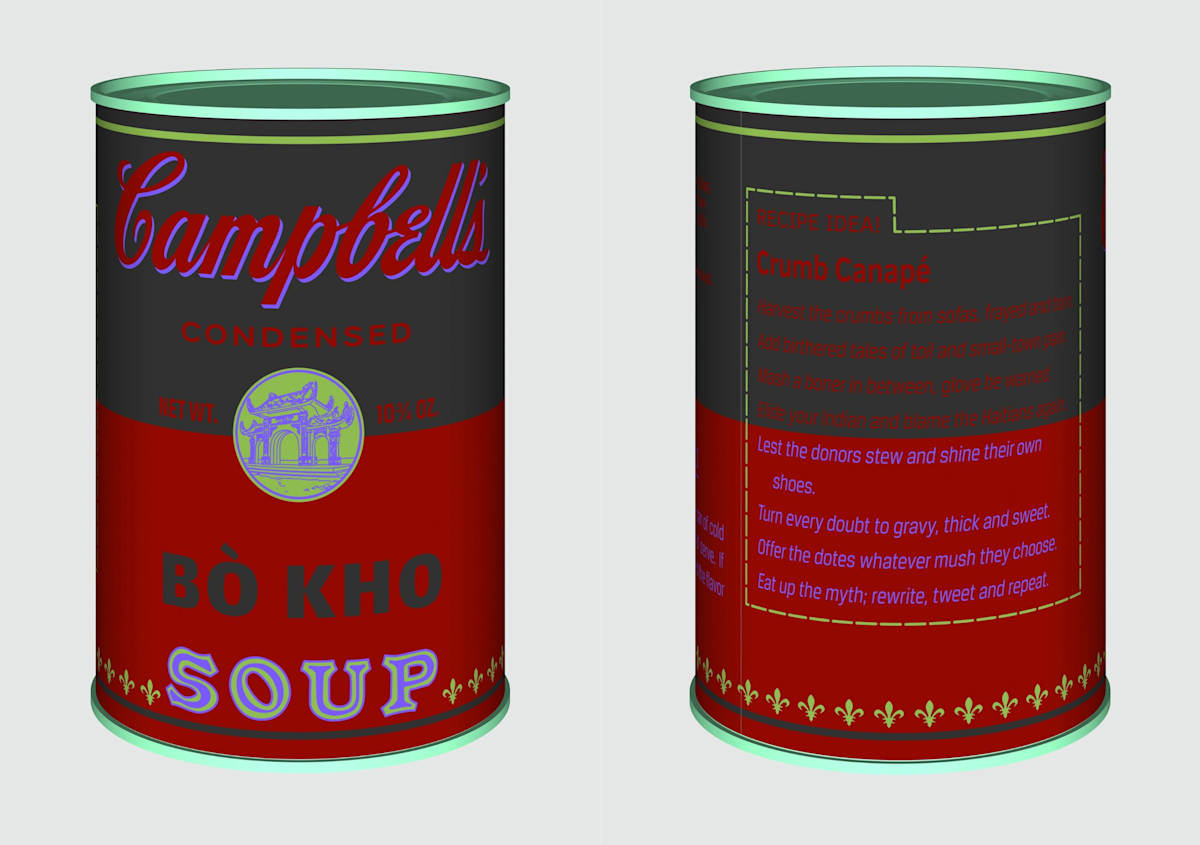 Vietnamese Soup Cans/ Bò Kho from the series Perpetual Paintings by Trọng Gia Nguyễn, Image 1.