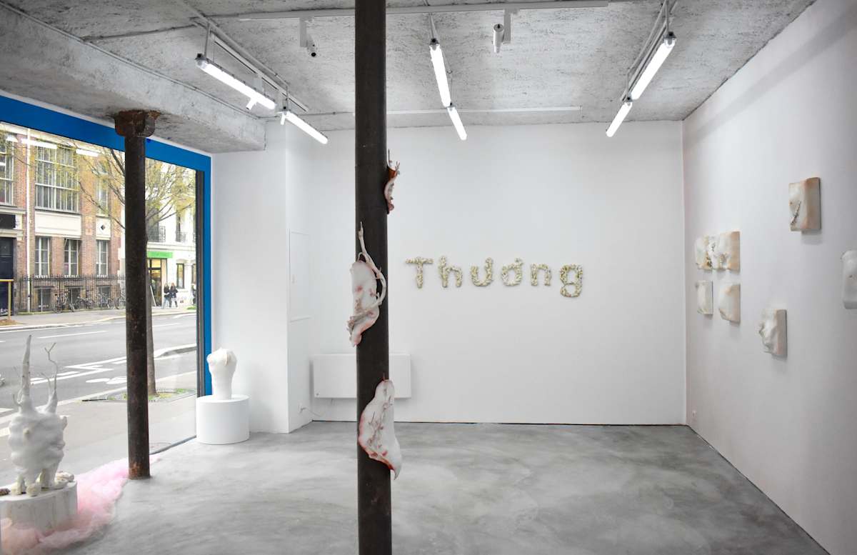 Ha My Nguyen Chair et Feuille, Sève et Graine, 2026 Galerie Bao Paris France, Exhibition View Photo by Tiphaine Babonneau, Courtesy of Galerie Bao
