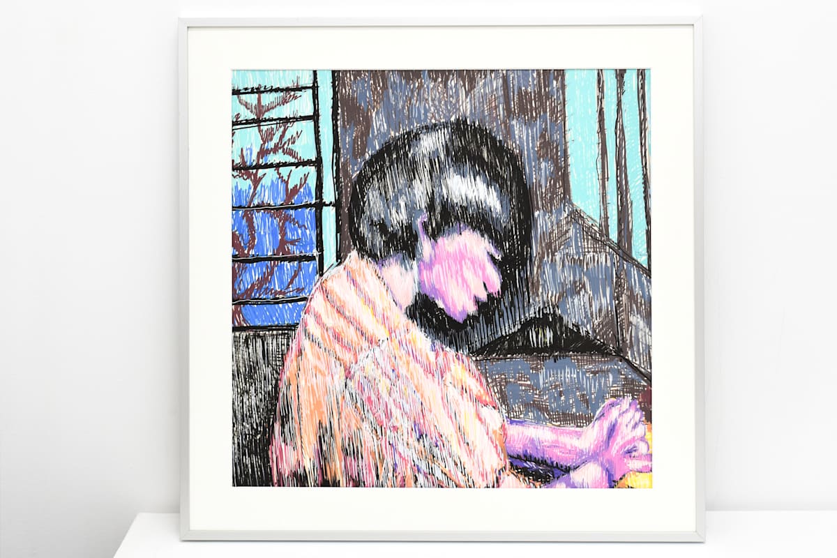 Woman staring at her hands by Huỳnh Công Nhớ, Image 1.