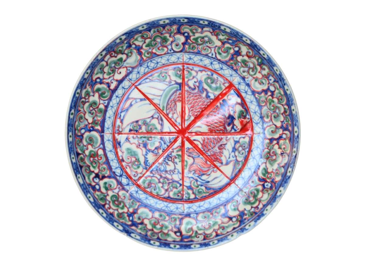Phách Lạc (Lost Spirits) I, table no. 3. Carp transforming into Dragon by Duy Mạnh Nguyễn 
