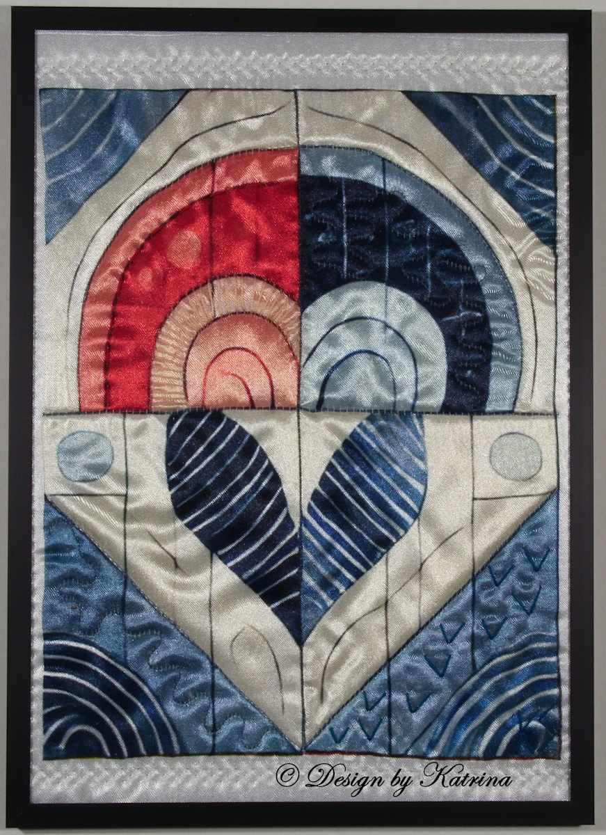 Abstractions A-5 by Katrina Sjoberg  Image: This section could almost be seen as an abstract Heart shape.