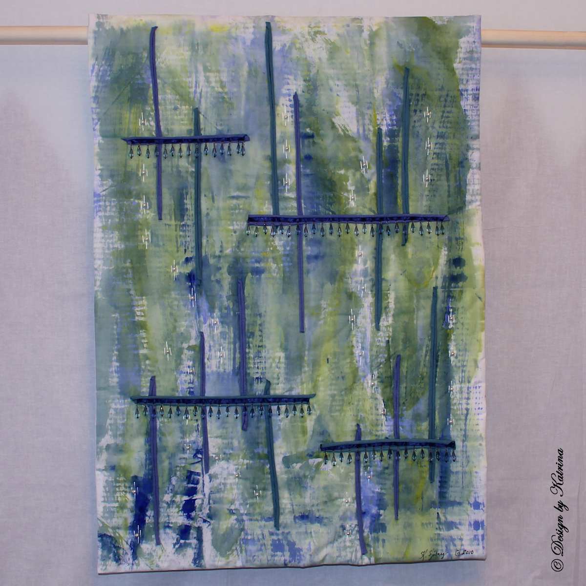 Bluegreen Window by Katrina Sjoberg  Image: Bluegreen Window