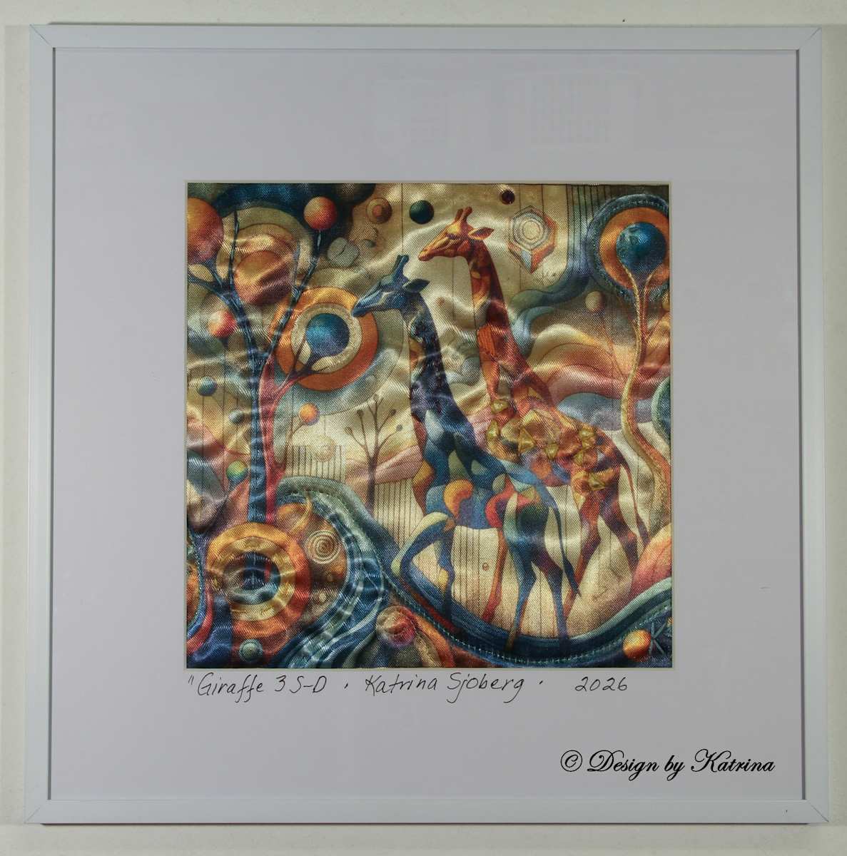 Giraffe 3S-D by Katrina Sjoberg, Image 1.