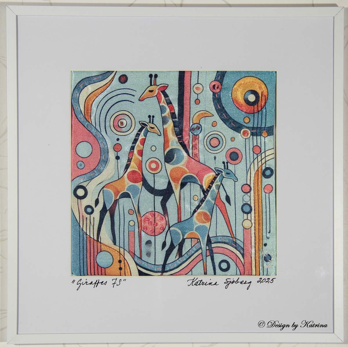 Giraffes 7 S by Katrina Sjöberg  Image: Giraffes 7 S