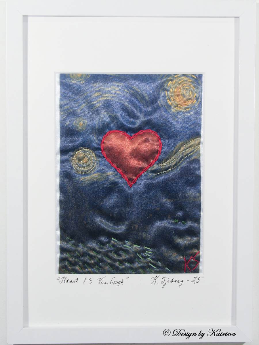 Heart 2S Van Gogh by Katrina Sjoberg  Image: Heart Image in the style of Van Gogh