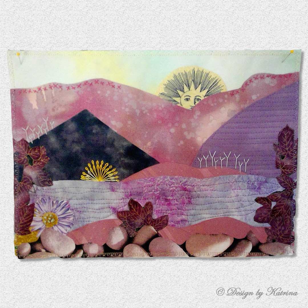 Sun Behind Mountain by Katrina Sjoberg  Image: Sun Behind Mountain