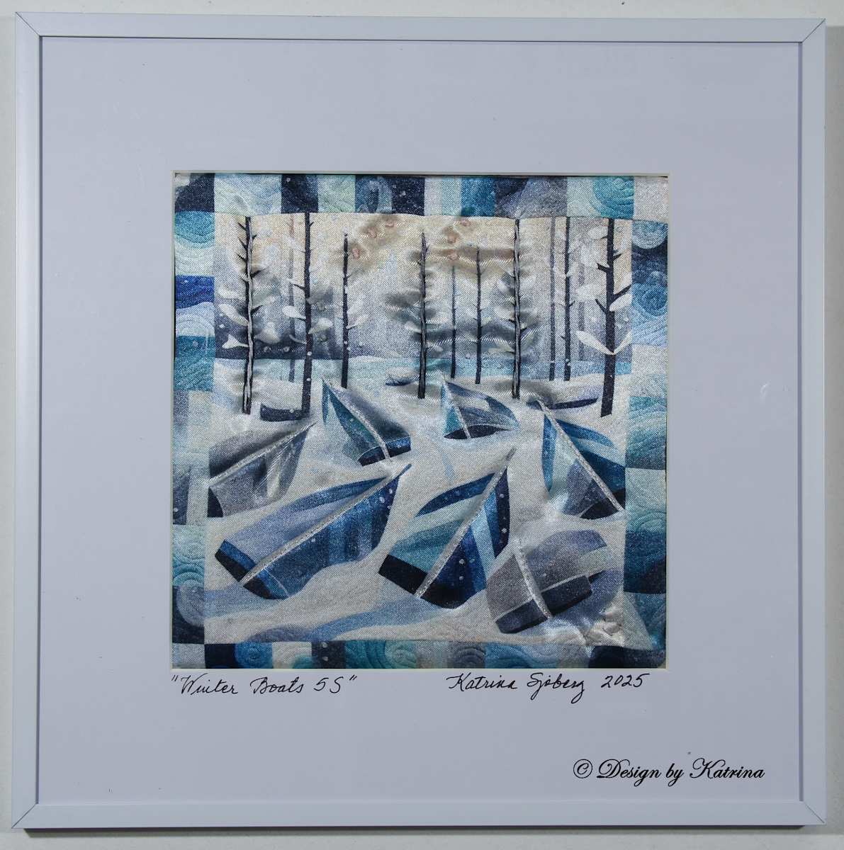 Winter Boats 5S by Katrina Sjoberg  Image: Winter Boats 5S