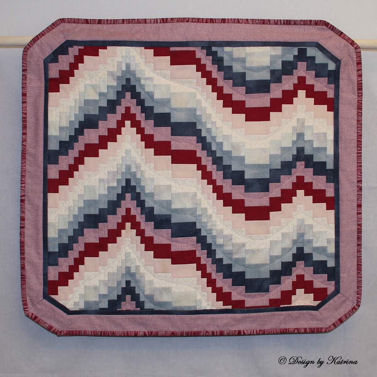Waves of Bargello by Katrina Sjoberg  Image: Waves of Bargello