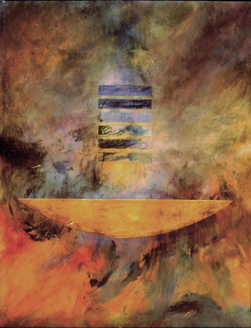 The Cauldron Series:  Floating Bronze Cauldron by Patricia Buck 