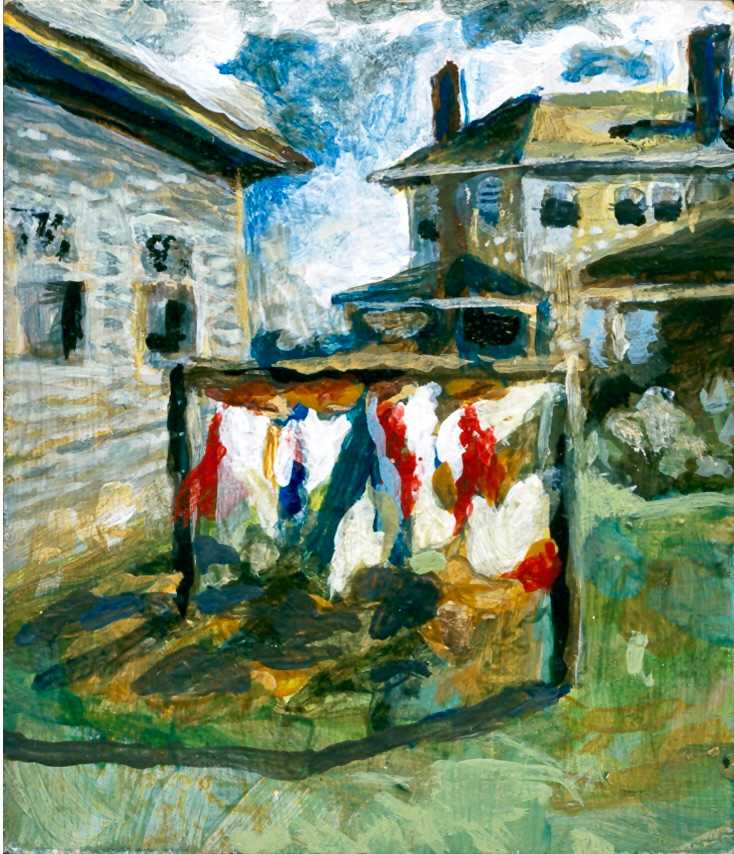 Clothesline, Provincetown by Patricia Buck, Image 1.