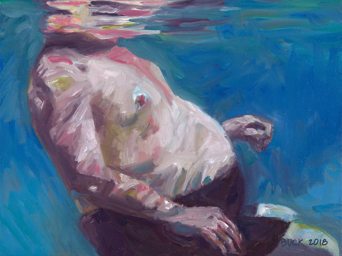 Fat Man floating by Patricia Buck, Image 1.