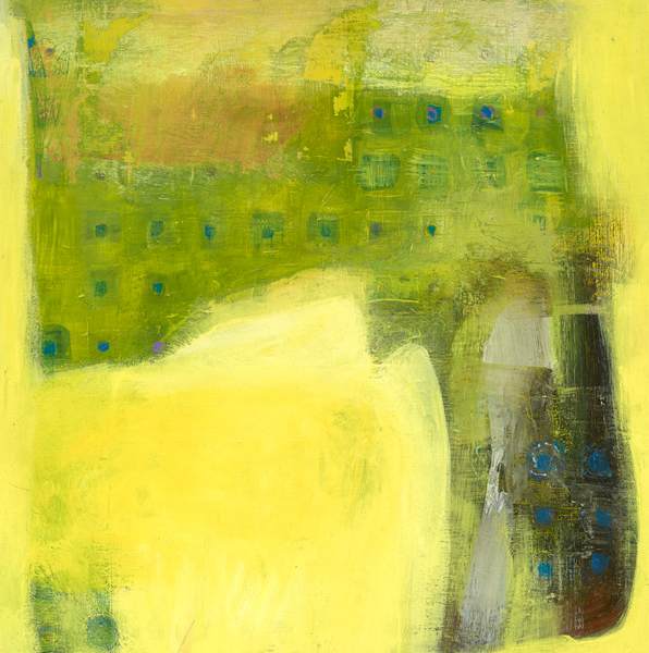 Fin by Patricia Buck  Image: Fin, 2000. 
Acrylic on closed Birch panel.
24”Hx24”W.
