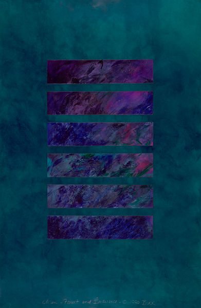 Paintings of the I Ching: Forest and Iridescence by Patricia Buck, Image 1.