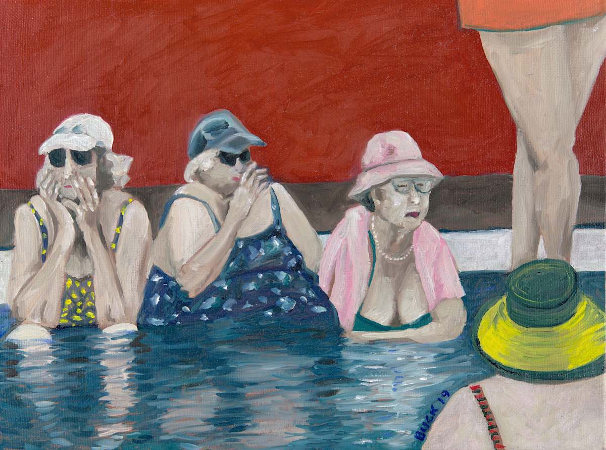 Ladies at the Hot Springs by Patricia Buck, Image 1.