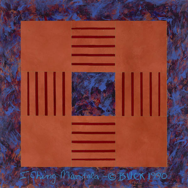 Paintings of the I Ching:  I Ching Mandala by Patricia Buck, Image 6.