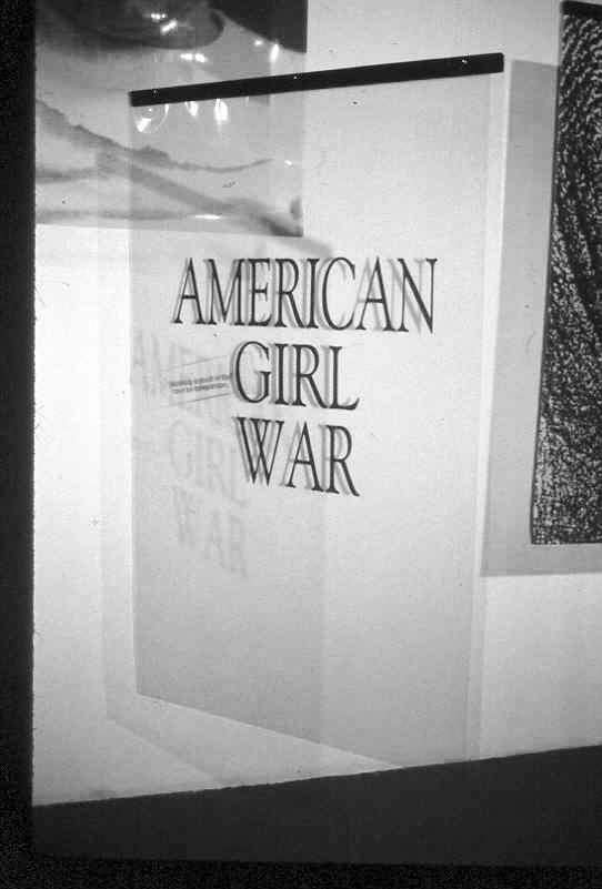 American Girl War, room installation by Patricia Buck, Image 1.