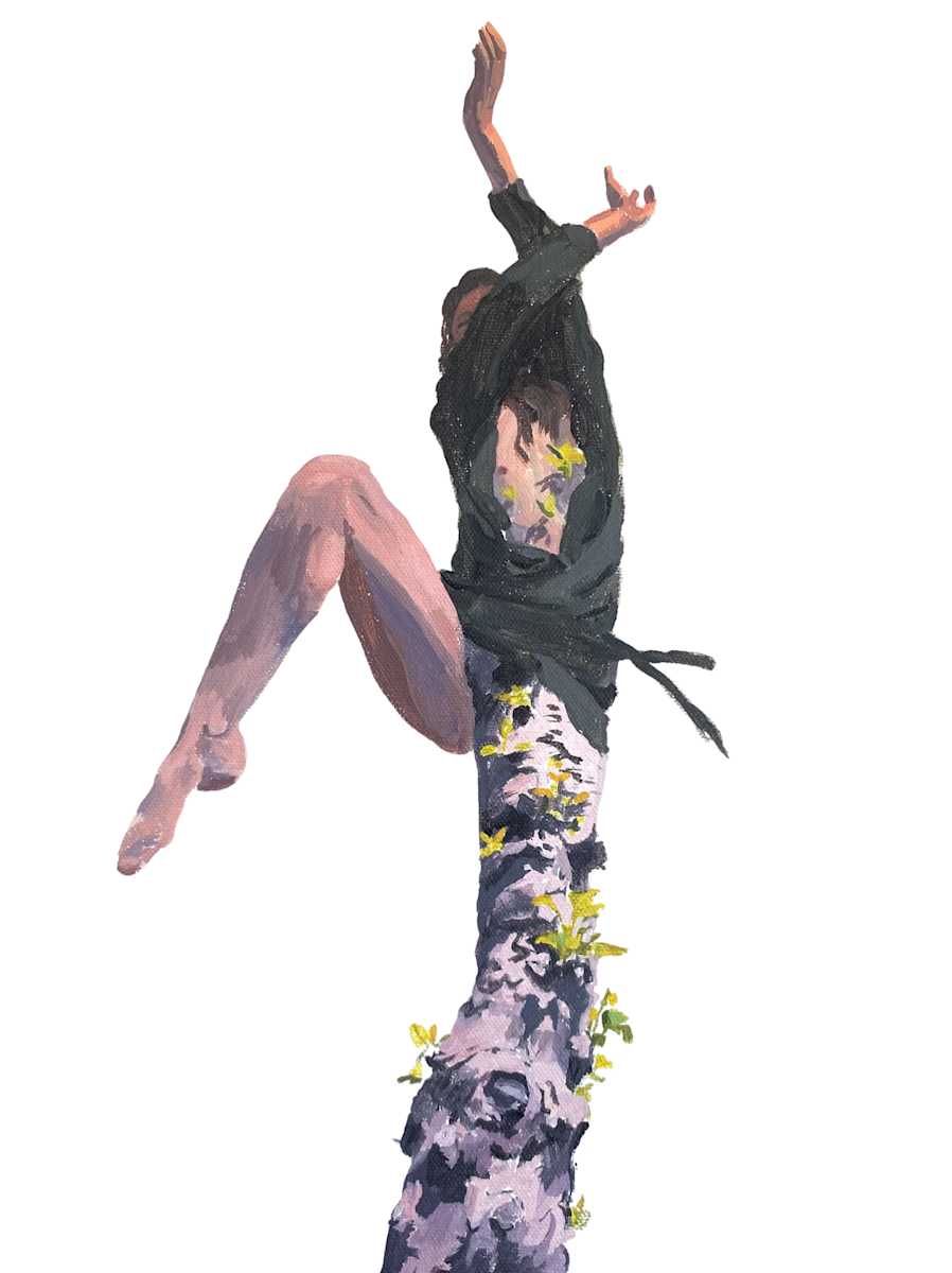 Study for Apple Tree 20 (Daphne, Blocking) by Betsy Jacks, Image 2.