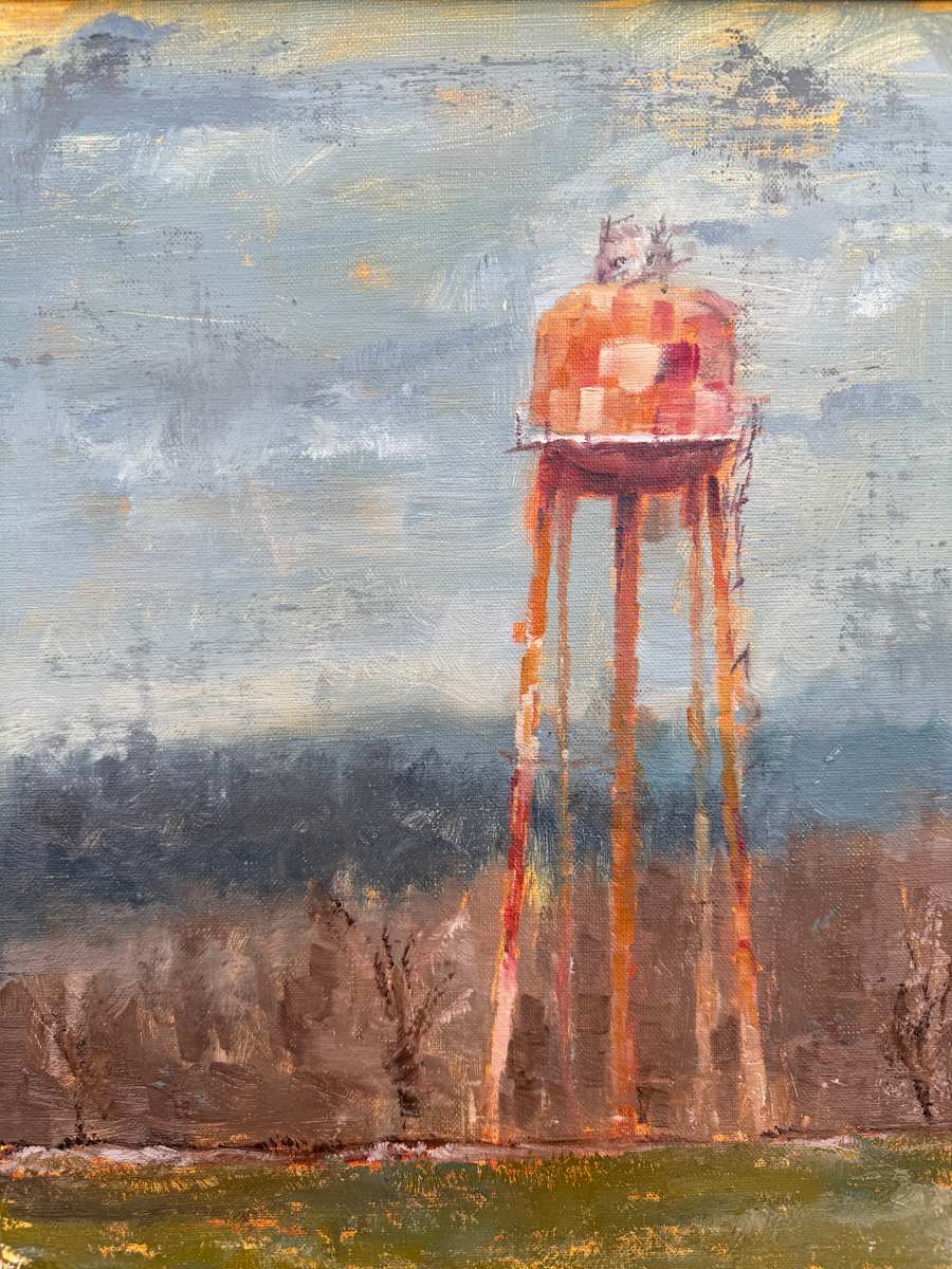 Corvallis Airport Water Tower by Brandon Waite 
