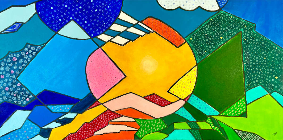Geometric Landscape by Diego Alba  Image: Geometric Landscape