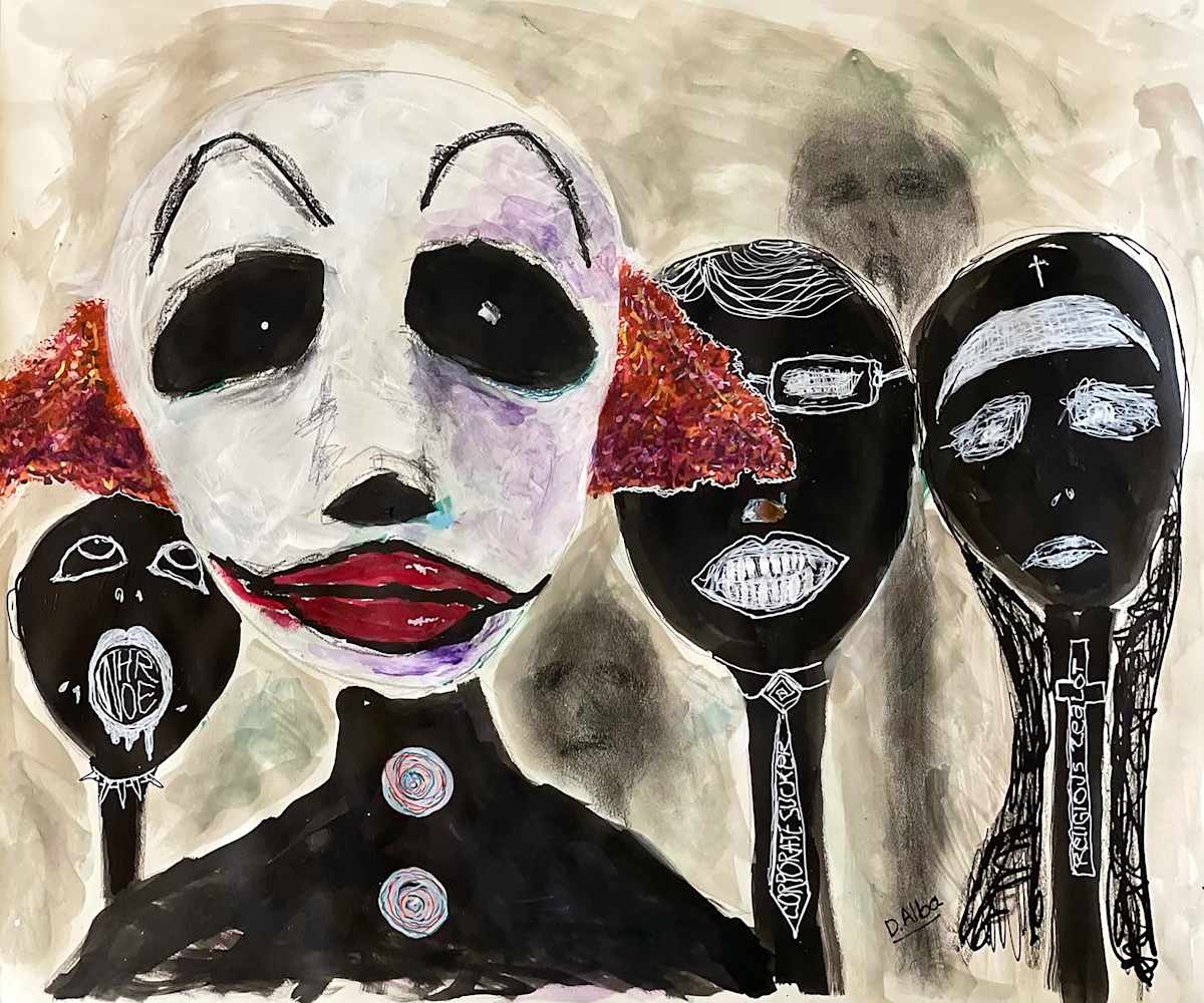 Mask Of The Day by Diego Alba  Image: Mask Of The Day