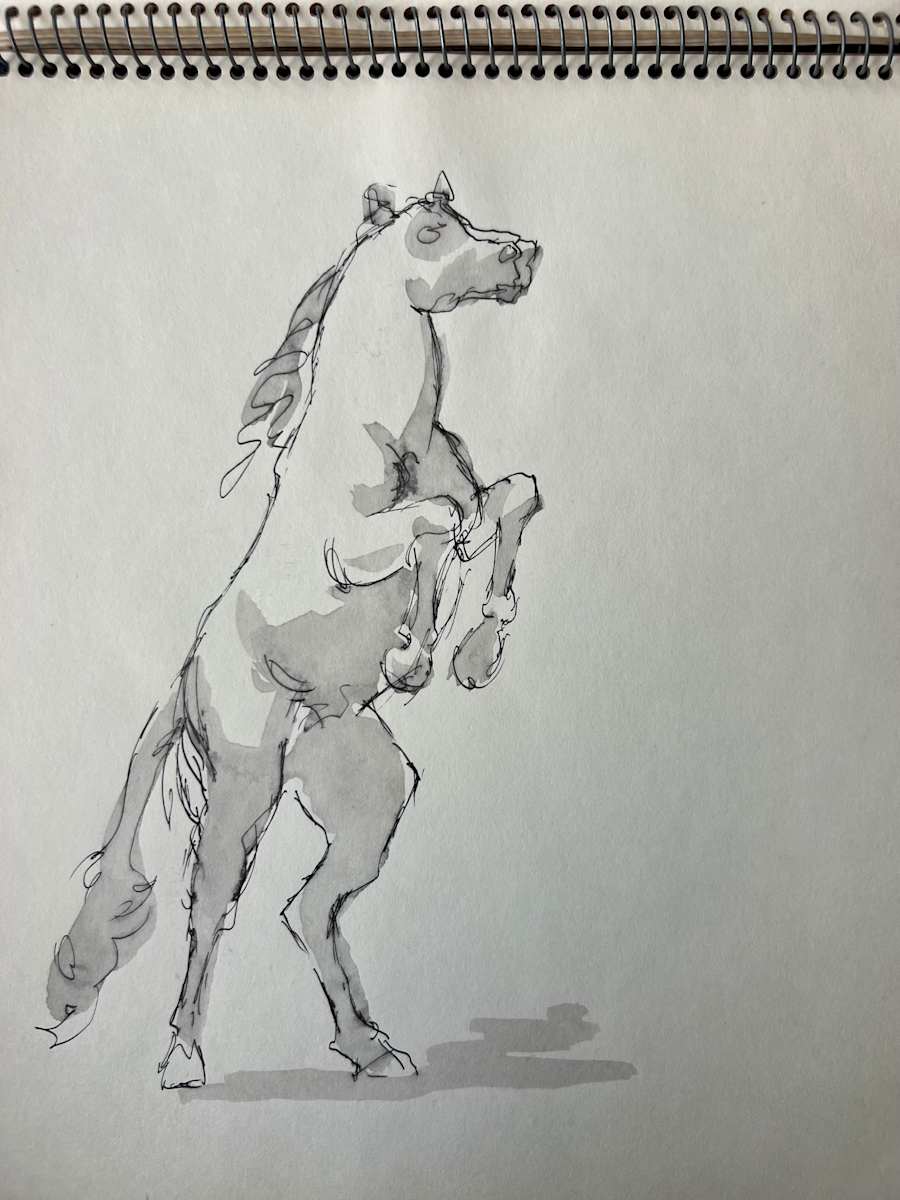 Bucking Horse Front by Arthur Gebhardt, Image 1.