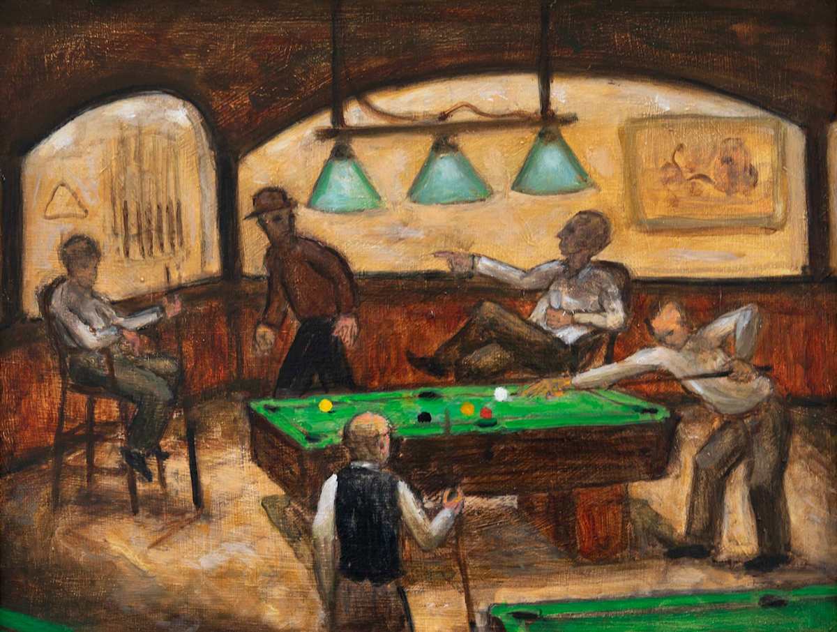 Pool Hall by Arthur Gebhardt, Image 4.
