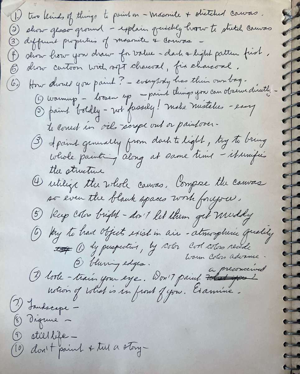 Sketch Pad Notes by Arthur Gebhardt, Image 5.