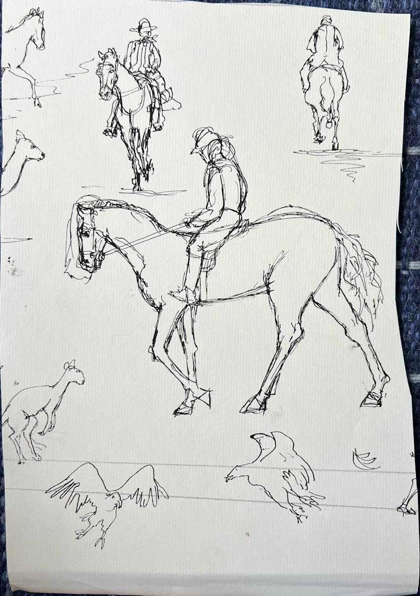 Safari Sketch by Arthur Gebhardt, Image 5.