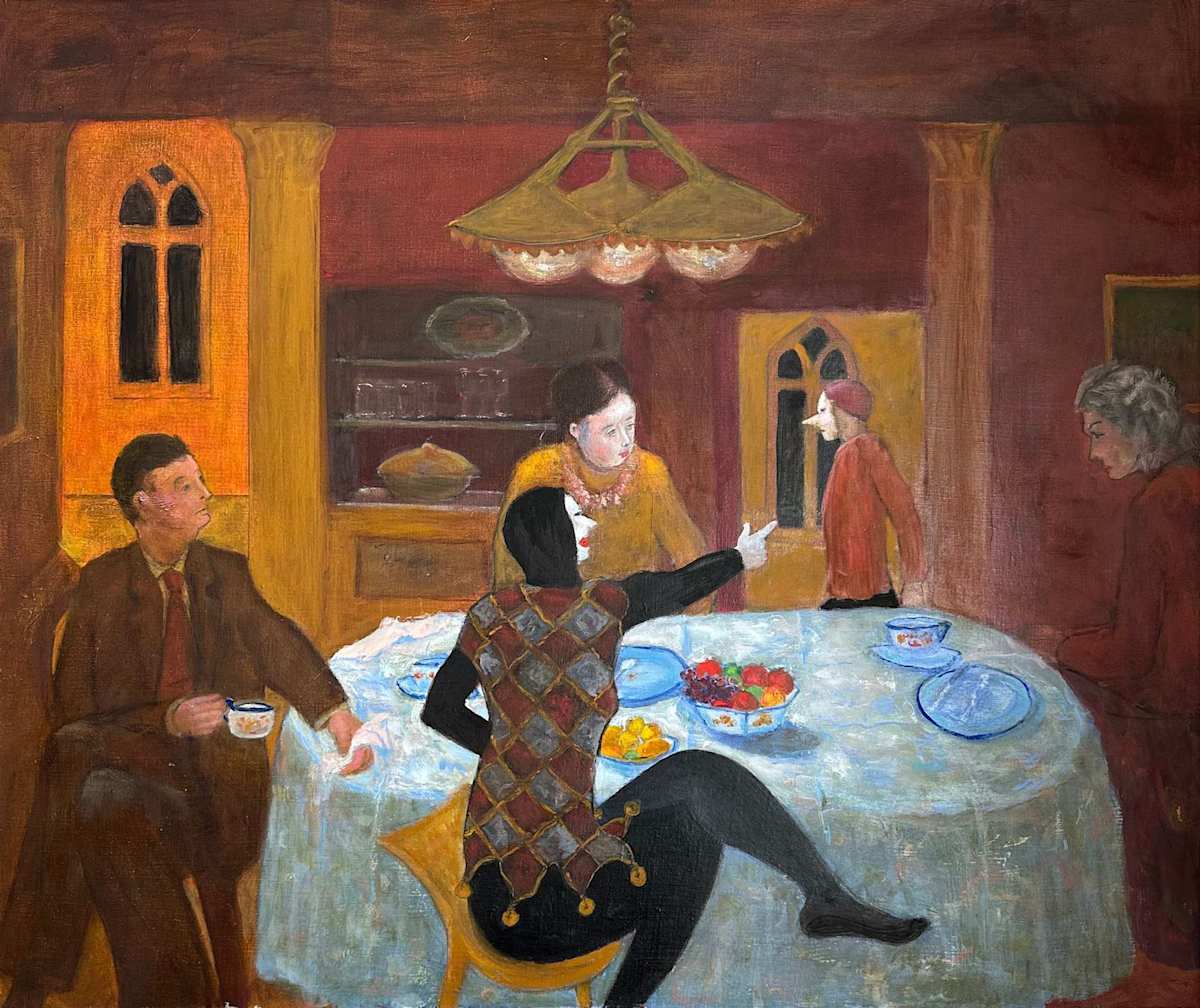 Dinner with Clowns by Arthur Gebhardt, Image 3.