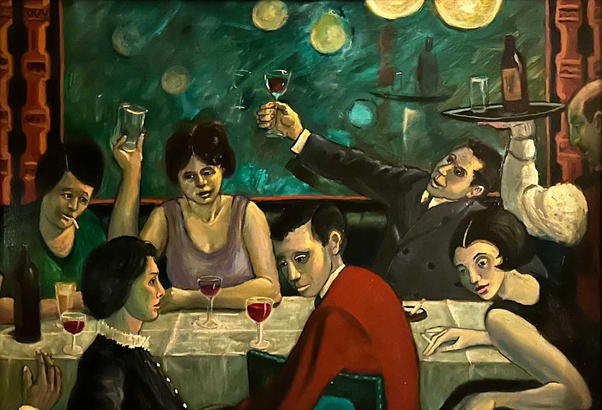 Evening Drinks by Arthur Gebhardt, Image 2.