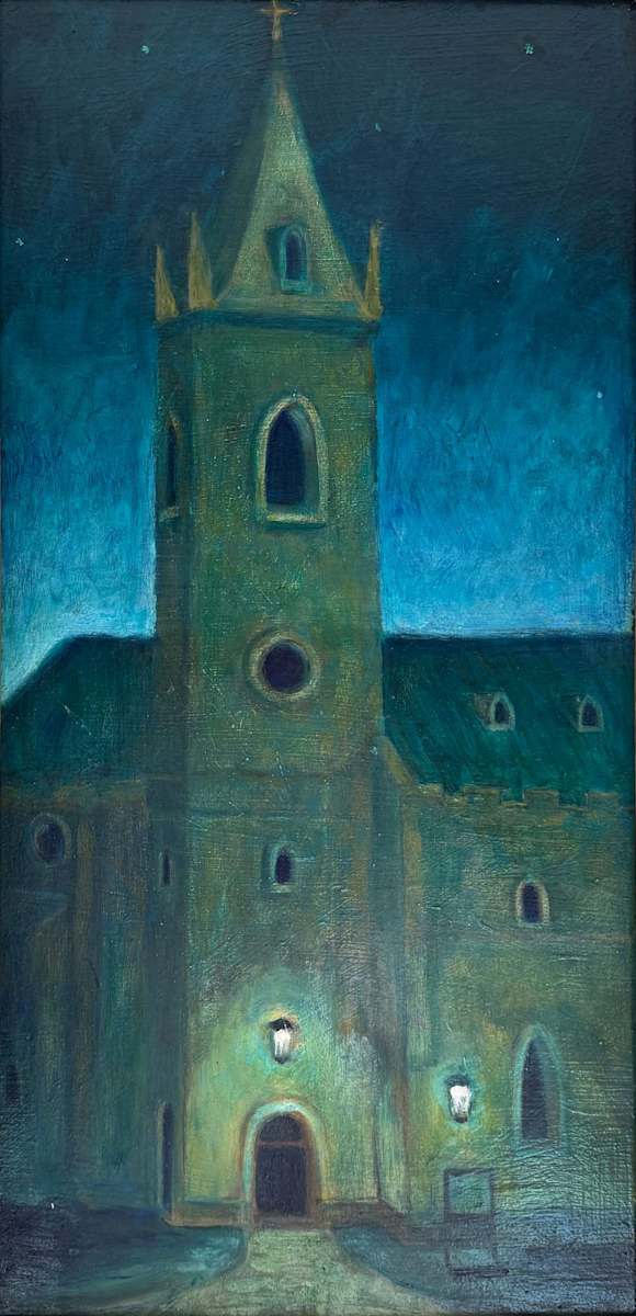 Illuminated Church by Arthur Gebhardt, Image 3.