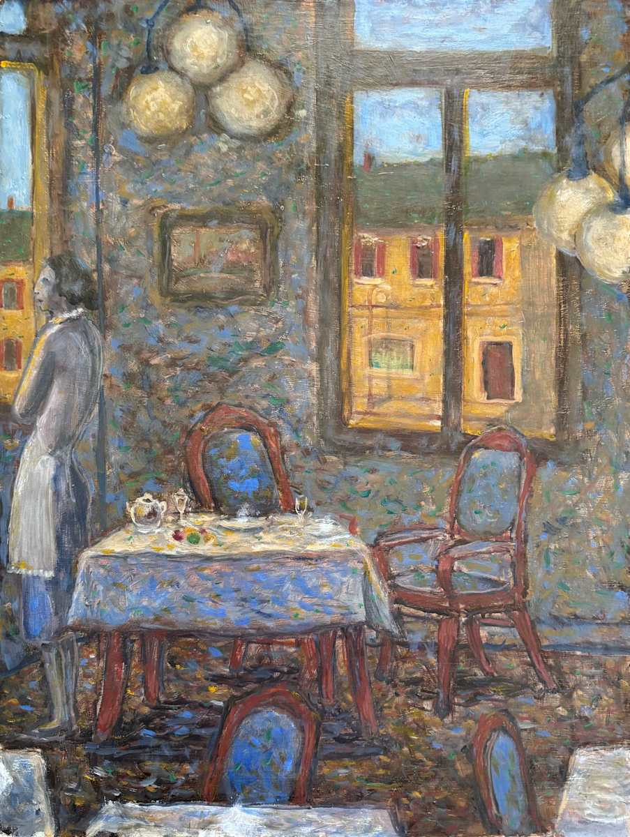 Interior - Teatime by Arthur Gebhardt, Image 4.
