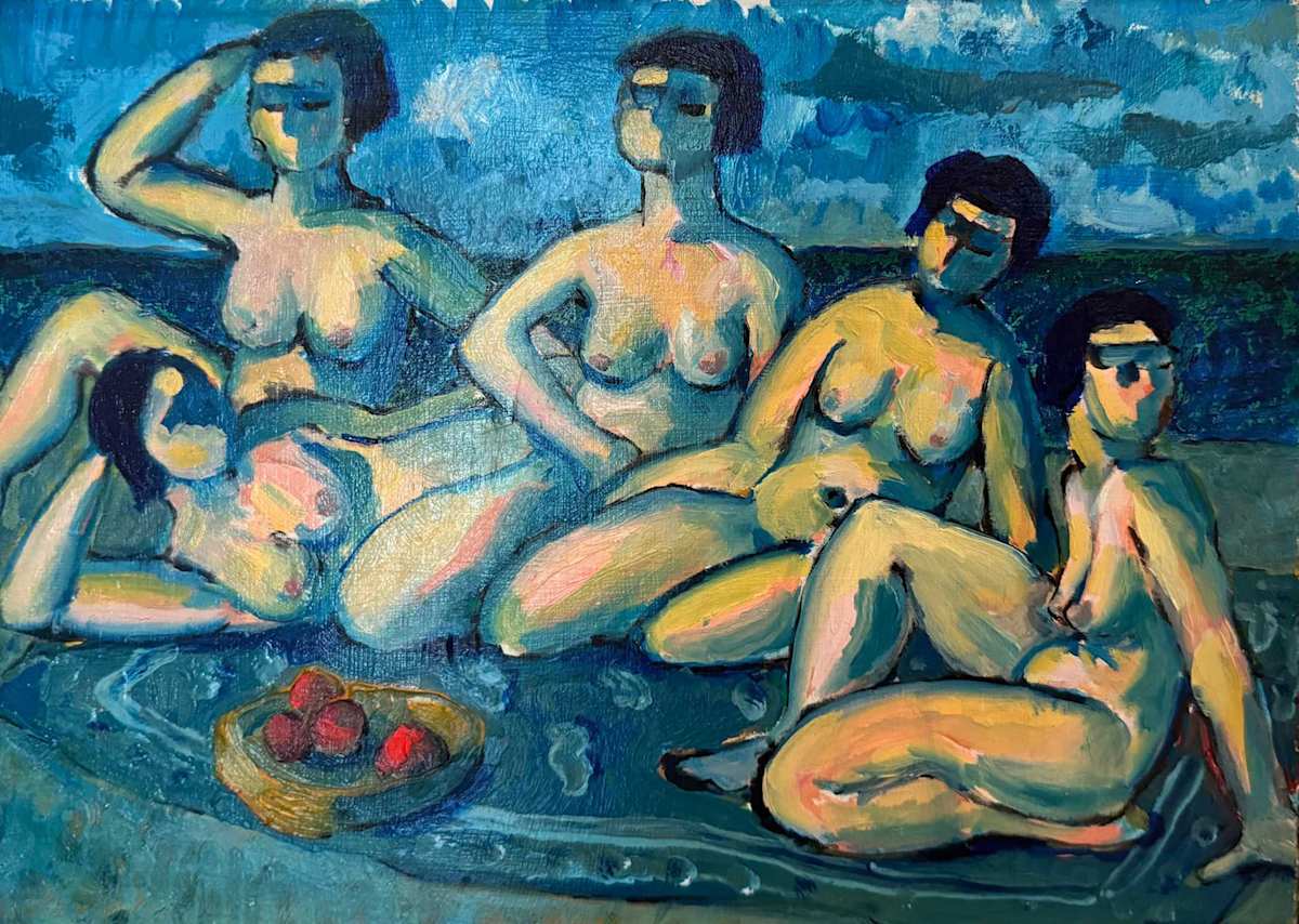Lady's in Nude by Arthur Gebhardt, Image 3.