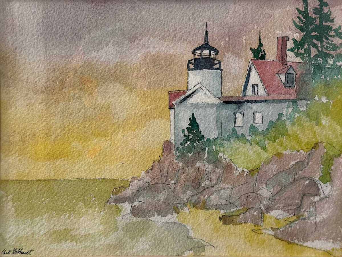 Lighthouse Sunrise by Arthur Gebhardt, Image 3.
